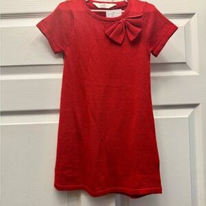 H&M Vibrant Red Formal Kids Dress with Bow